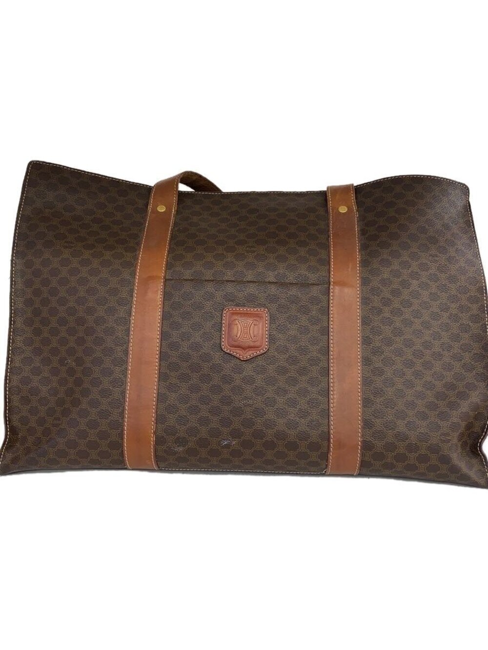 Celine Tote Macadam Bag Brown